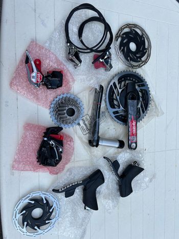 Brugt Sram RED eTap AXS 12-speed 2022 Groupset