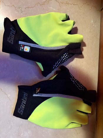 Santini Guanti corti Cycling Clothing d'occasion