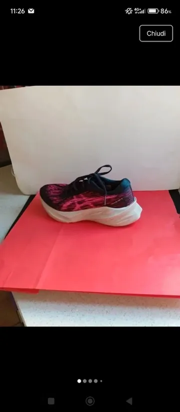 Used Asics Novablast Running Shoes