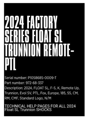 Brugt Fox FACTORY FLOAT SL 185X55 bike — billede 4 af 7