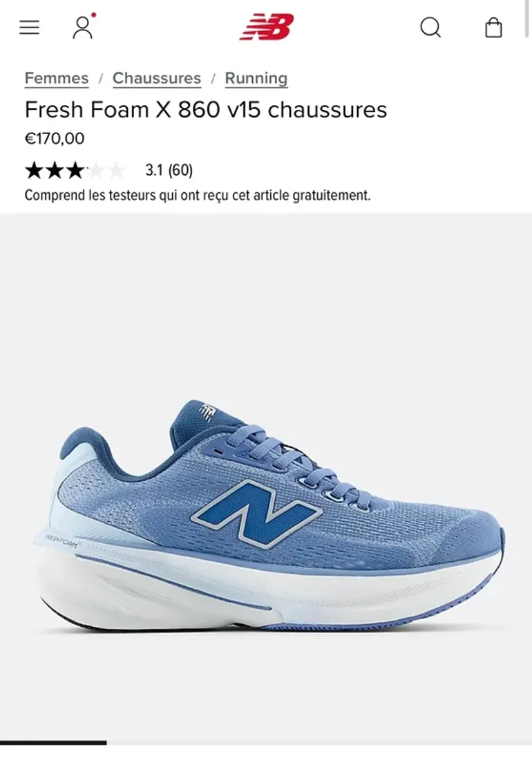 New Balance Running Shoes bike d'occasion — image 6 sur 6