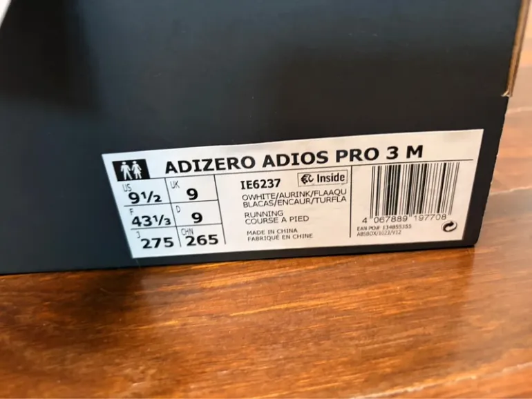 Używany Pro Adizero Adios 3M New York City Edition bike — zdjęcie 6 z 6
