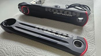 Used Rotor 2INpower Crankset Drivetrain & Pedals
