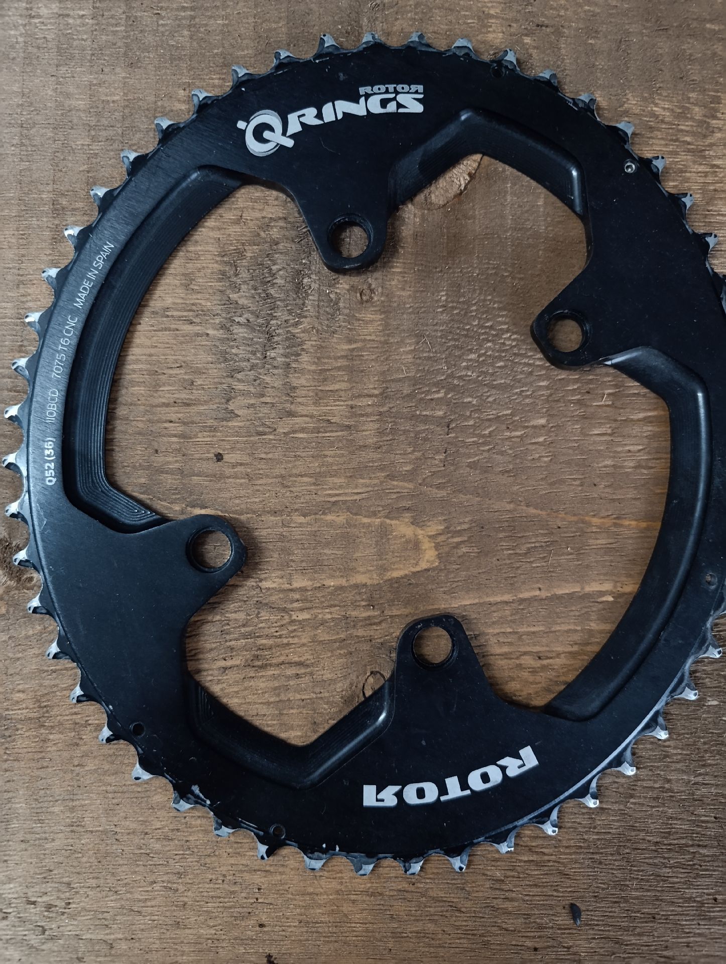 Rotor Qrings 52-36 11s pcd110 シマノクランク用 ROTOR Q Q-Rings