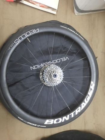 Used Bontrager Aeolus Pro 37 TLR Disc Road Wheel Wheels