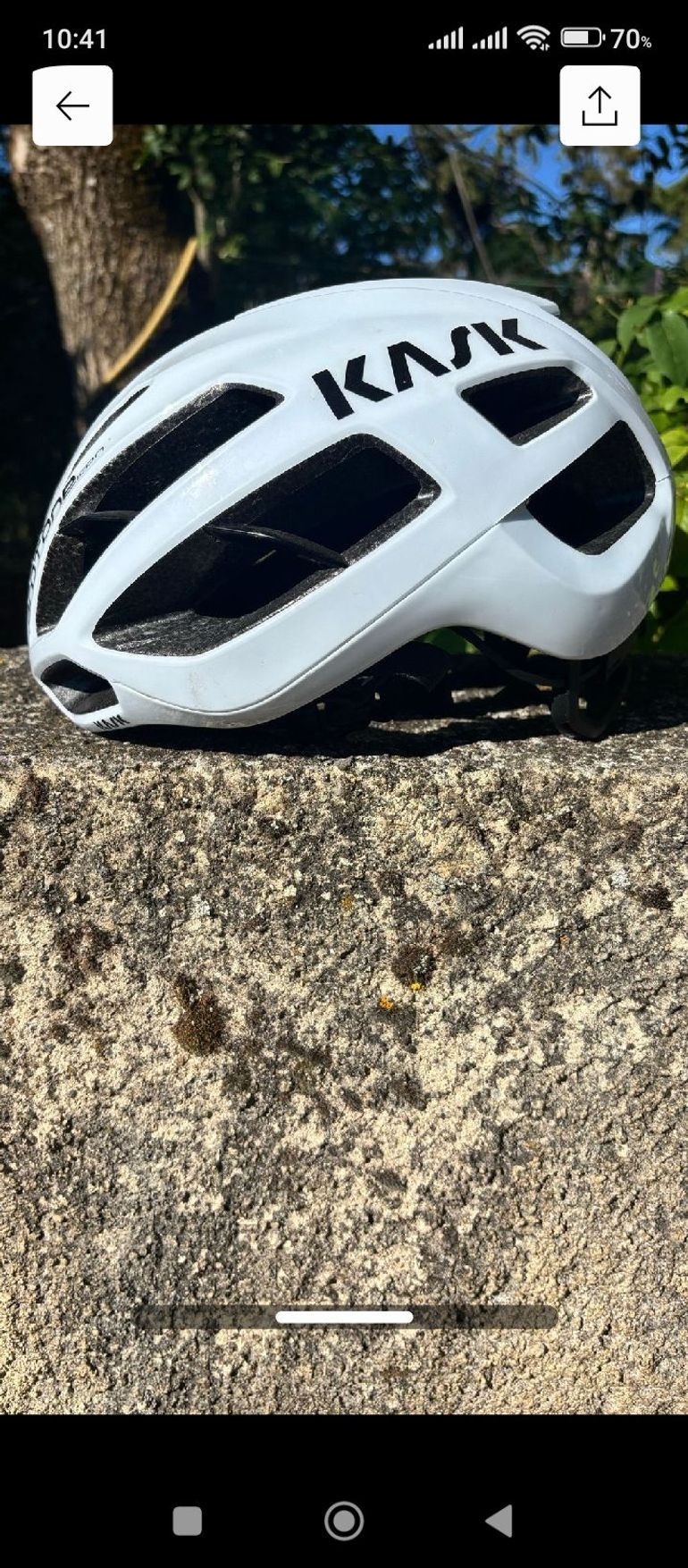 Kask Protone Icon white glossy 2026 bike usato — immagine 8 di 11