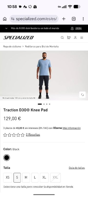 Brugt Specialized Traction D30 Knee Pads 2026 bike — billede 2 af 4