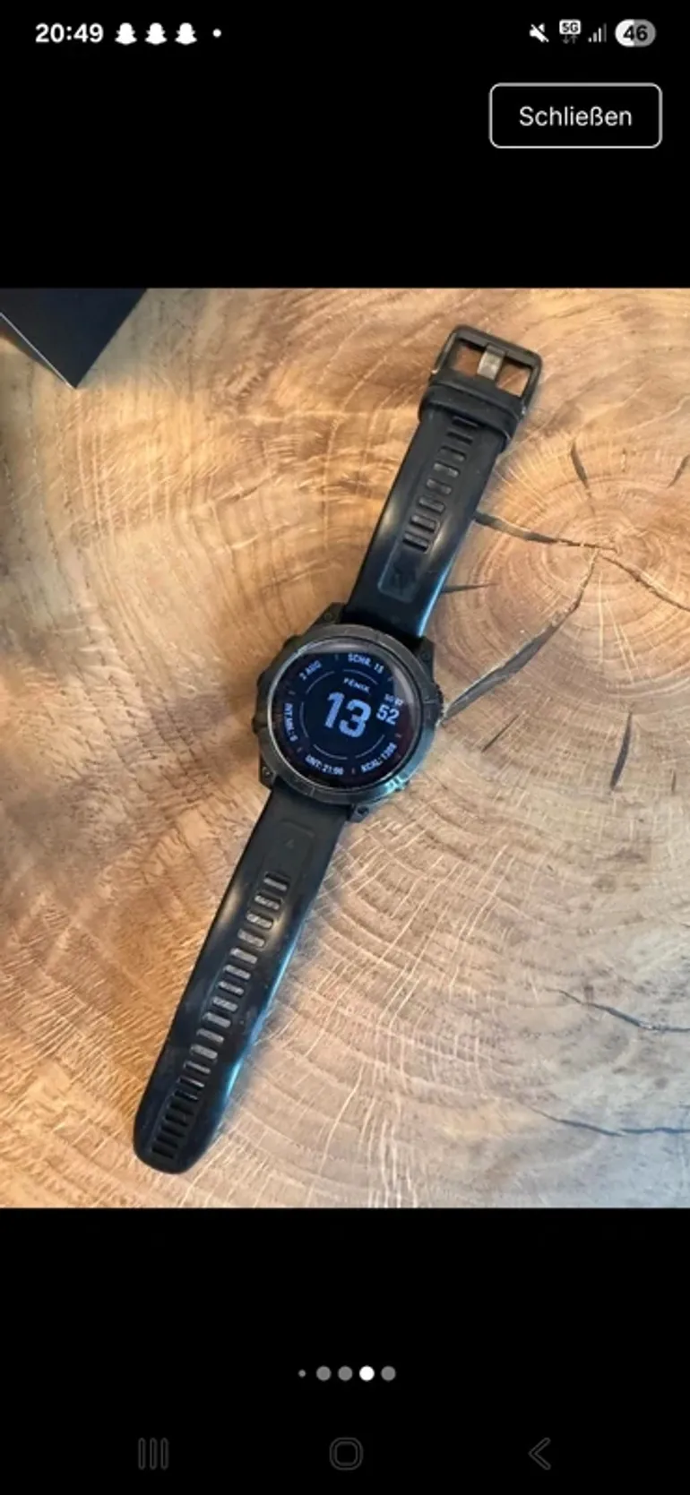 Brugt Garmin Fenix 7 Solar Sapphire bike — billede 5 af 6
