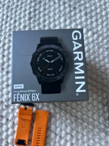 Brugt Garmin Fenix 6X Sapphire bike — billede 6 af 14
