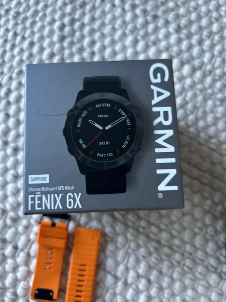 Brugt Garmin Fenix 6X Sapphire bike — billede 6 af 14