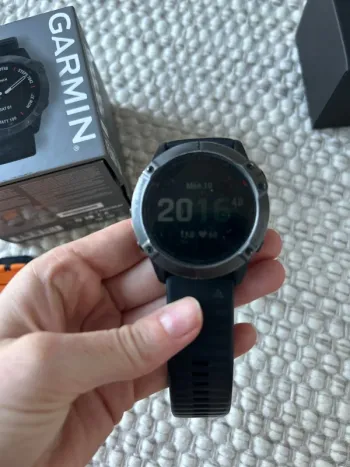 Brugt Garmin Fenix 6X Sapphire bike — billede 2 af 14