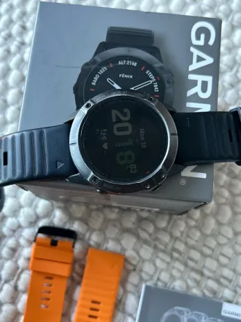 Brugt Garmin Fenix 6X Sapphire bike — billede 11 af 14