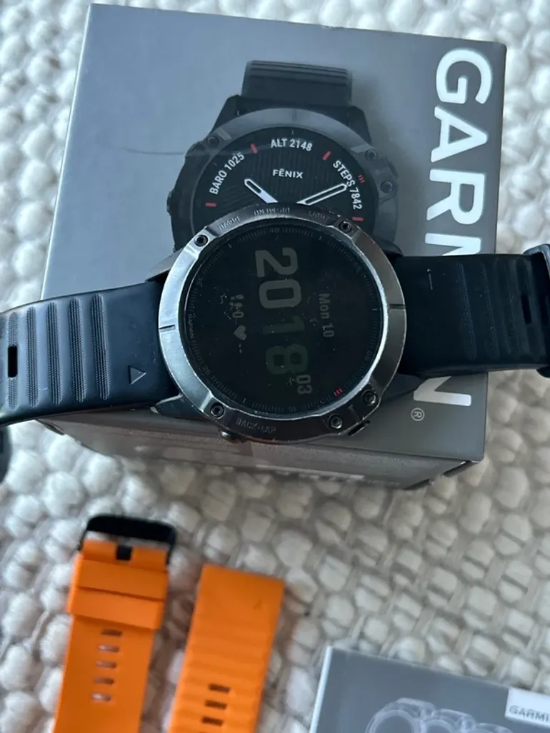 Brugt Garmin Fenix 6X Sapphire bike — billede 11 af 14