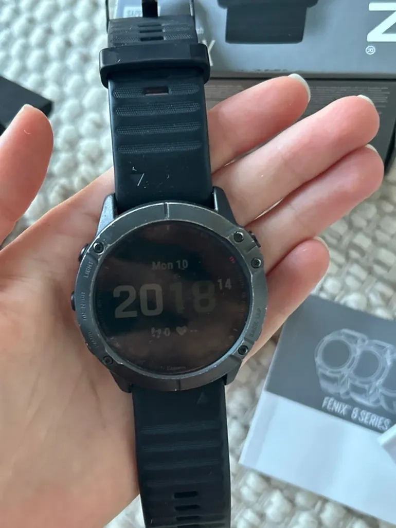 Brugt Garmin Fenix 6X Sapphire bike — billede 13 af 14