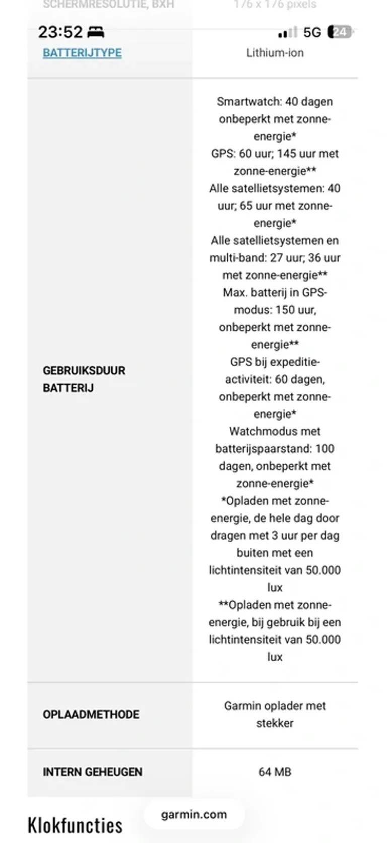 Gebrauchtes Garmin Instinct 2X Solar bike — Bild 6 von 9