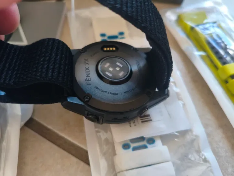 Used Garmin Fenix 7x Sapphire Solar bike — image 3 of 9