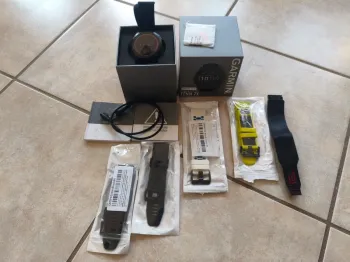 Used Garmin Fenix 7x Sapphire Solar bike — image 2 of 9