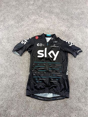 Used Castelli maillot velo homme taille m -100 8779 cyclisme route respirant sky Cycling Clothing