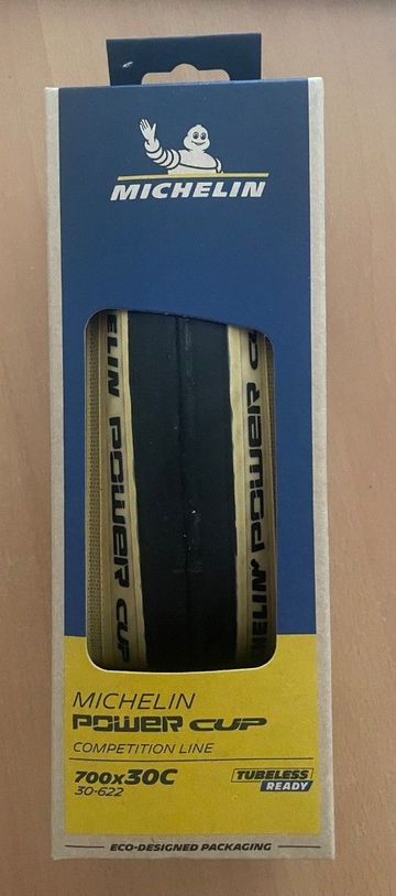 Brugt Michelin power cup tubeless 700x30 NEUF Tyres & Tubes