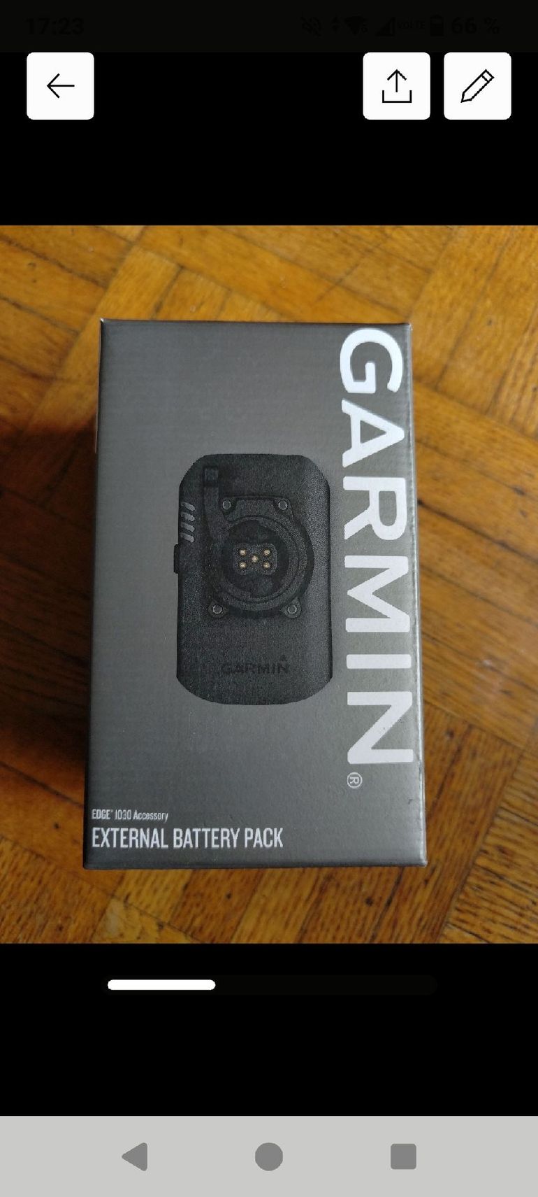 Tweedehands Garmin externe pack bike — afbeelding 2 van 2