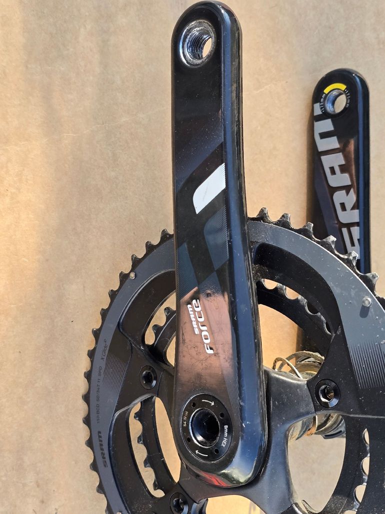 Brugt Sram Force 22 Crankset bike — billede 7 af 9