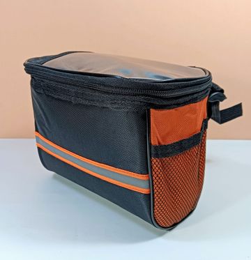 BP Cycling Bolsa manillar de bicicleta negro/naranja Cycling Accessories de segunda mano