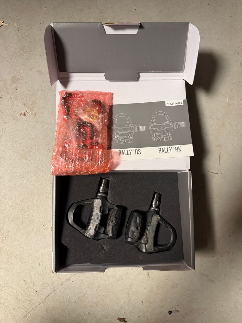 Used Garmin Rally RK200 Dual-sensing Power Meter Pedals 2025 Drivetrain & Pedals