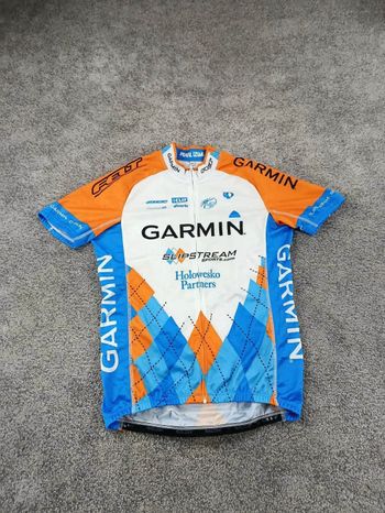 Used sans pearl izumi maillot velo homme taille m -10 7434 cyclisme route respirant Garmin2009 Cycling Clothing