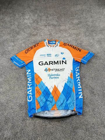 Used sans pearl izumi maillot velo homme taille m -10 7434 cyclisme route respirant Garmin2009 Cycling Clothing