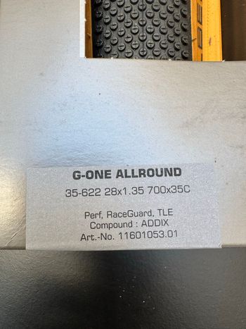 Brugt Schwalbe G-One Allround 2026 bike — billede 3 af 3