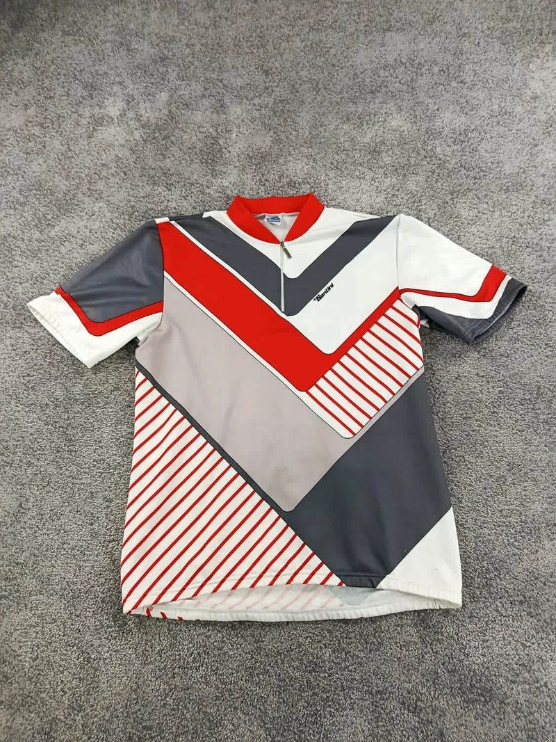 Tweedehands Santini maillot velo homme taille 4xl - 11 5896 retro cycliste cyclisme route respirant Cycling Clothing