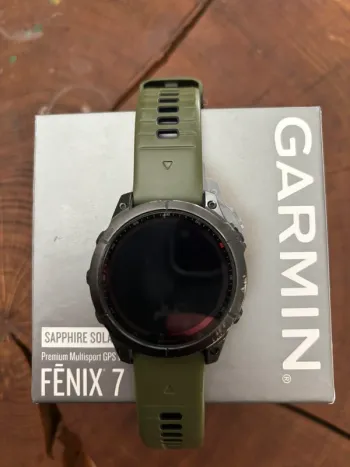 Used Garmin Fenix 7 Sapphire Solar Electronics