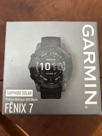 Gebrauchtes Garmin Fenix 7 Sapphire Solar bike — Bild 4 von 5