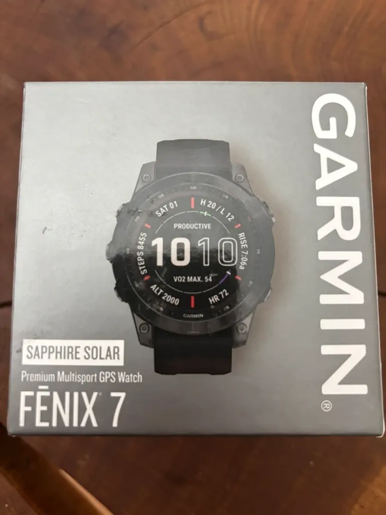 Gebrauchtes Garmin Fenix 7 Sapphire Solar bike — Bild 4 von 5