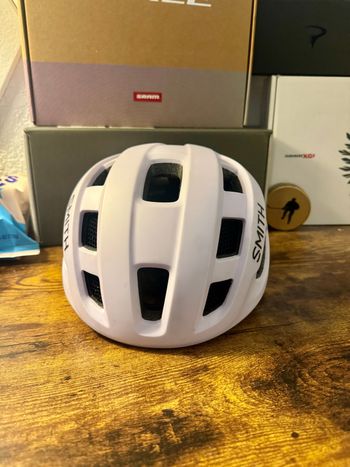Used Smith Optics Smith Triad MIPS matte white 2026 bike — image 2 of 6