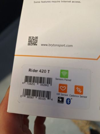 Tweedehands Bryton ribera 420 2024 bike — afbeelding 3 van 3