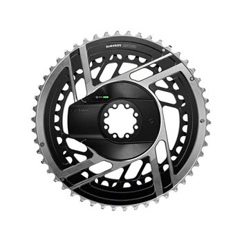 Używany Sram Red E1 AXS 2x Chainring + Quarq Power Meter 2025 Drivetrain & Pedals