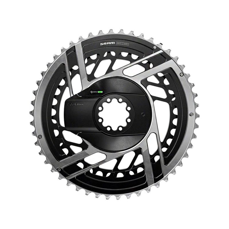 Used Sram Red E1 AXS 2x Chainring + Quarq Power Meter 2025 Drivetrain & Pedals