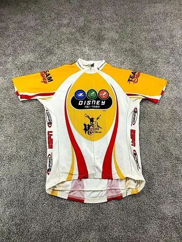 Voler maillot velo homme taille L -28 9349 triathlon disney Pirates caraibes Cycling Clothing usato