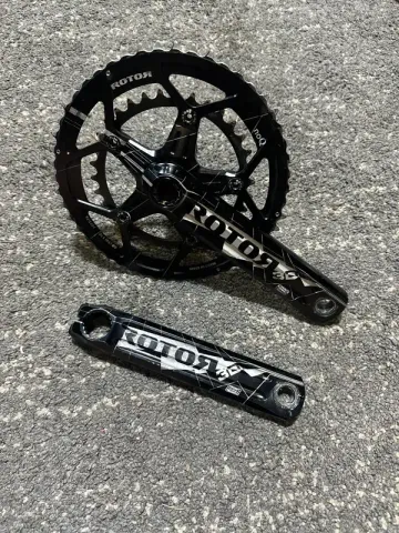 Rotor 3D Crankset 24mm 50/34 2019 Drivetrain & Pedals usato