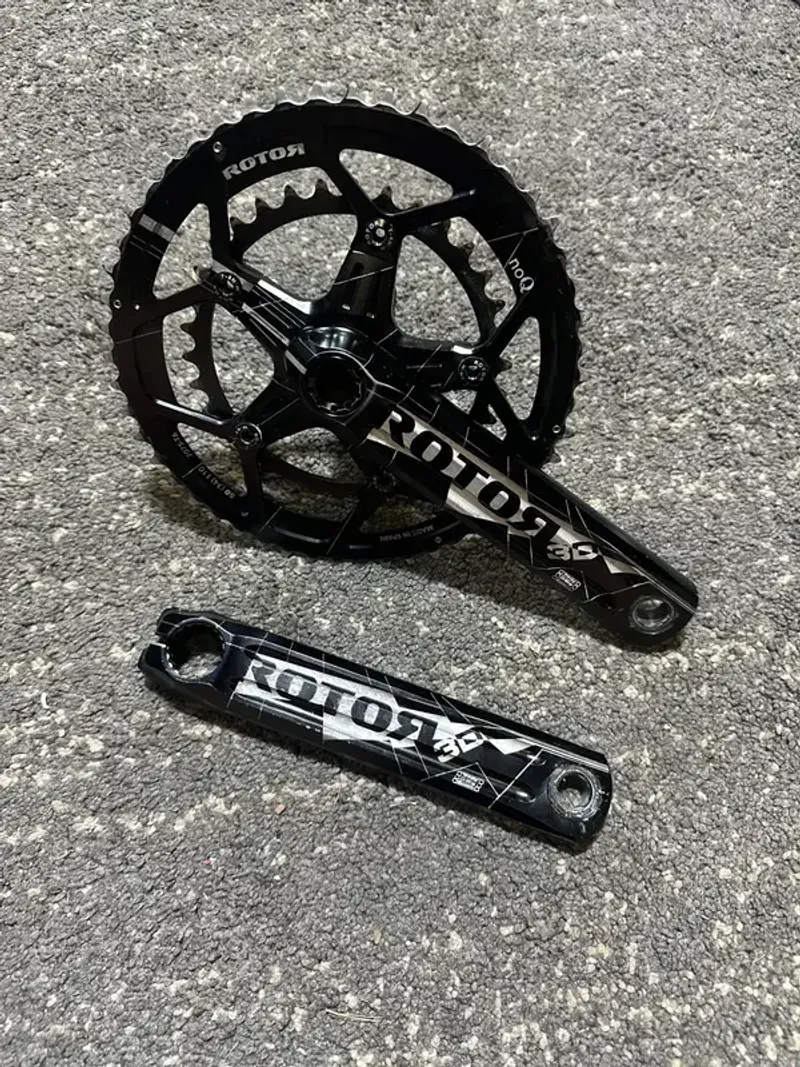 Used Rotor 3D Crankset 24mm 50/34 2019 Drivetrain & Pedals