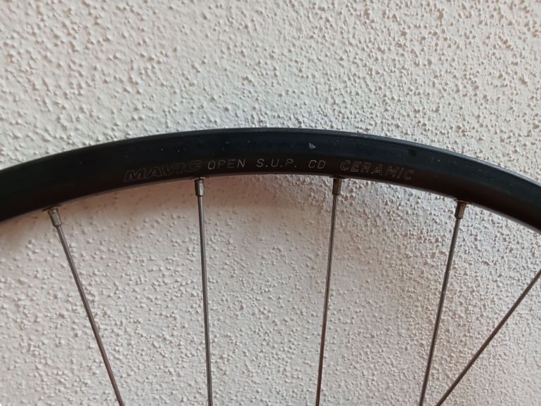 Brugt Mavic SUP Ceramic Dura Ace Wheels 1993 bike — billede 4 af 8