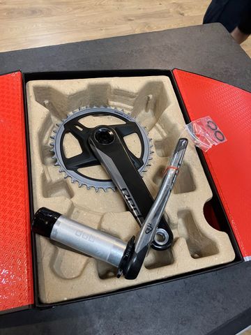 Gebrauchtes Sram RED AXS DUB Crankset 1x12 Drivetrain & Pedals