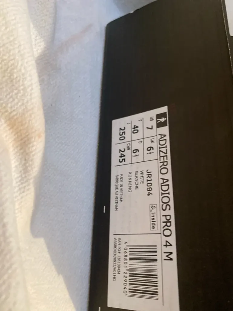Used Adidas adizero adios pro 4 bike — image 9 of 9