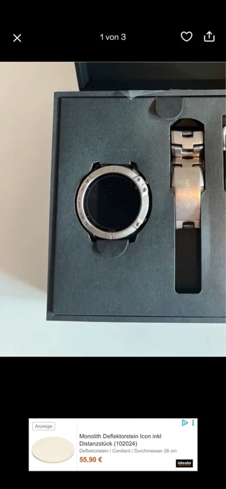 Used Garmin fenix 6x Solar Titanium bike — image 1 of 6