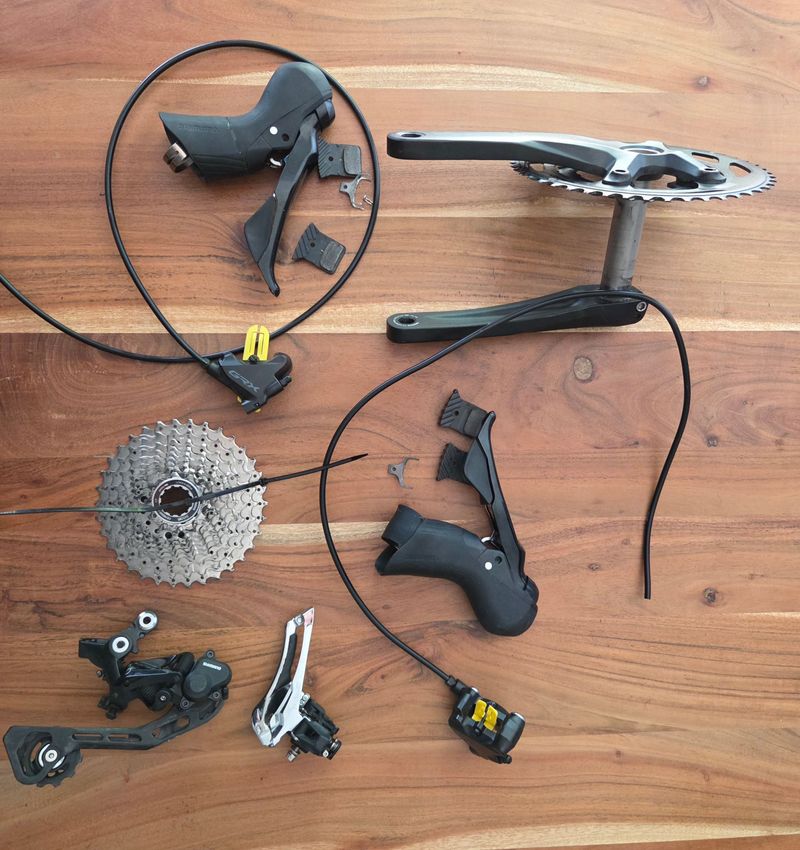 Brugt Shimano GRX 2x10 Groupset 2024 Groupset