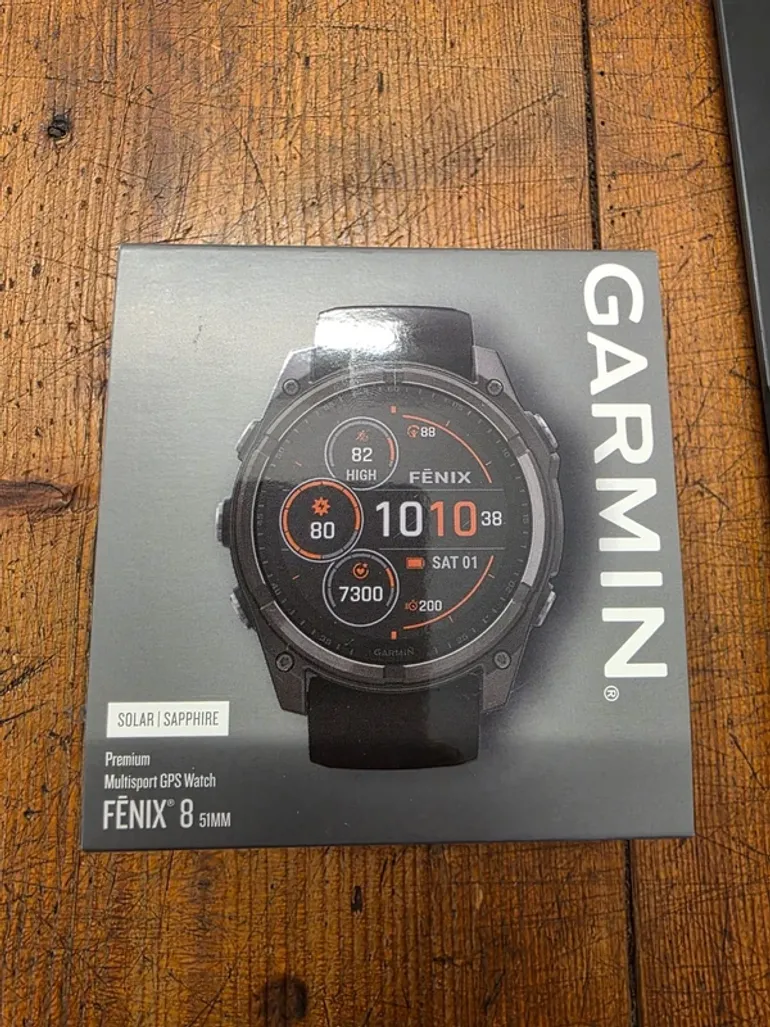 Used Garmin Fenix 8 Sapphire Solar 51 mm 2025 bike — image 4 of 5