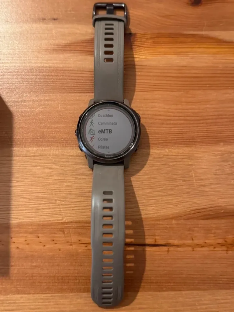 Used Garmin Fenix 6S Pro Solar bike — image 2 of 7