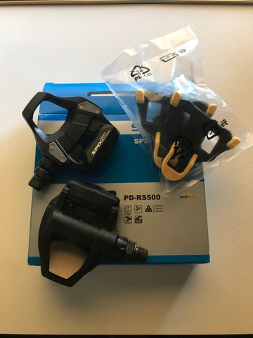 Shimano PD-RS500 SPD-SL Pedals Drivetrain & Pedals usato