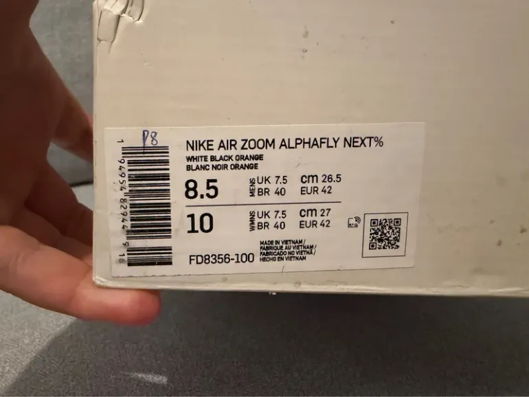 Brugt Nike Alphafly Next 3 bike — billede 3 af 7